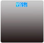 Smart USB Rechargeable Digital Bathroom Scale - Measures Body Weight & Temperature(Gradient black)