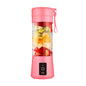 Pink Portable Blender USB Rechargeable - Personal Size Smoothie Maker On The Go