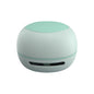 Green Cordless Tabletop Crumb Sweeper - USB Rechargeable Mini Vacuum for Desk