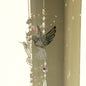 (Style A)2 PCS Hummingbird Metal Suncatcher with Crystal Accents - for Window or Wall Indoor Hanging Ornament