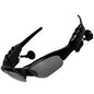 Black Bluetooth Sunglasses with Wireless Earbuds for Music and Calls