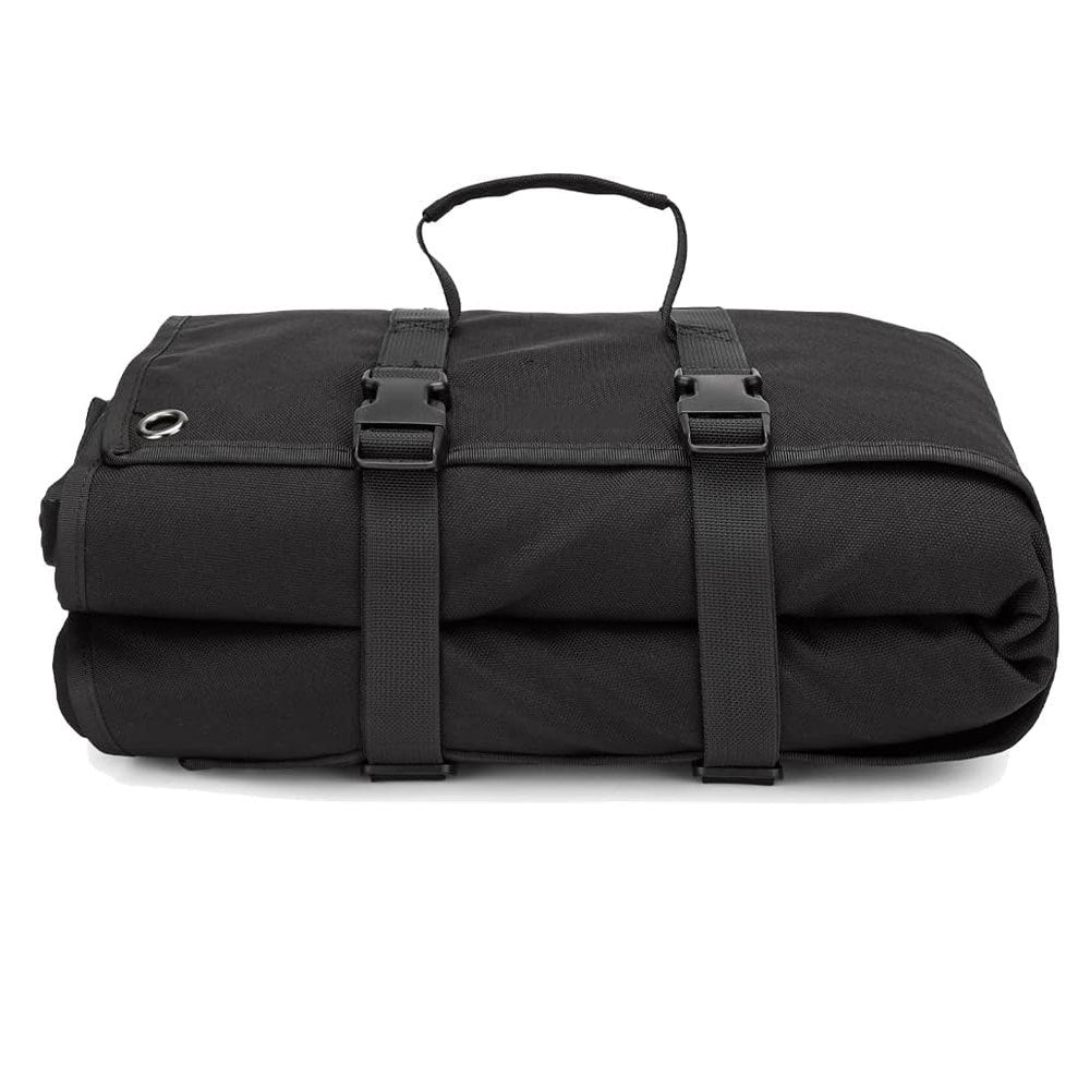 Black Portable Tactical Shooting Mat for Outdoor Training, Camping