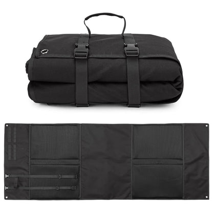 Black Portable Tactical Shooting Mat for Outdoor Training, Camping