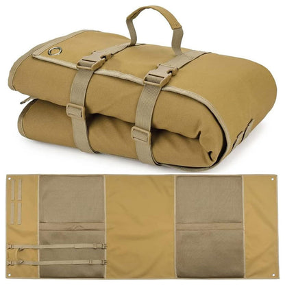 Khaki Portable Tactical Shooting Mat for Outdoor Training, Camping
