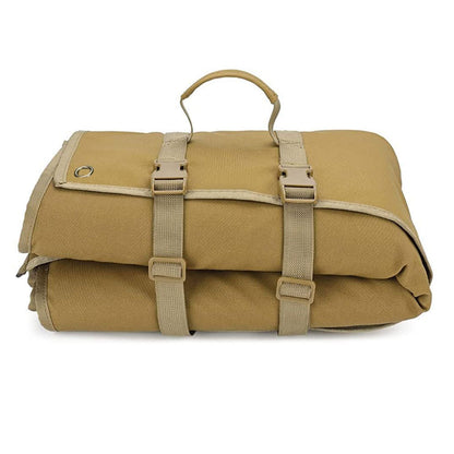 Khaki Portable Tactical Shooting Mat for Outdoor Training, Camping