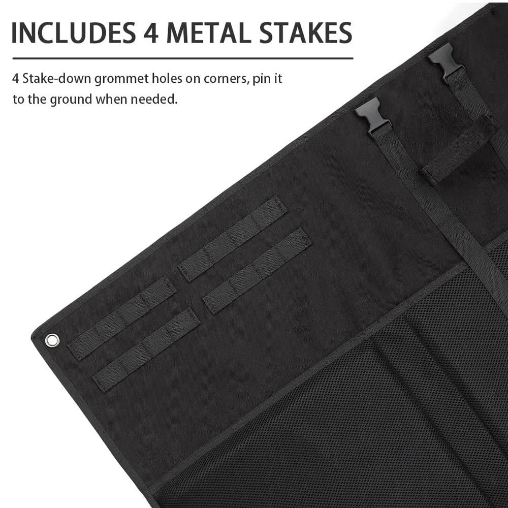 Khaki Portable Tactical Shooting Mat for Outdoor Training, Camping