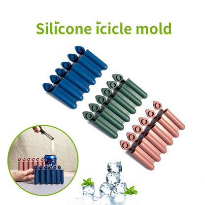 Blue Bottle & Can Friendly Ice Stick Molds - 6-Cup Design, Set of 10