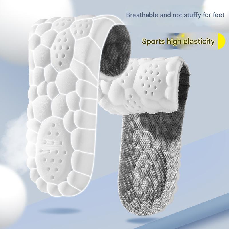 5 pcs 4D Cloud Technology Shoe Inserts - High Rebound, Super Soft, Breathable, Athletic Support (size : 35-36/235mm)