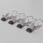 Black Stainless Steel Hanging Clips (35 PCS) - Strong Grip for Pants, Hats, Socks, Laundry