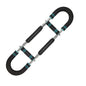 Blue Black Adjustable U-Shaped Arm Exerciser - For Home Fitness Strength Training (40kg)