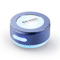 Blue Bone Conduction Vibration Bluetooth Speaker - TWS Stereo, LED, Surface Sound