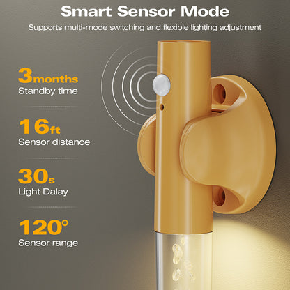 Smart Motion Sensor LED Night Light - Rechargeable & Magnetic