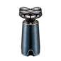 Dark Blue Men's 5-Head Electric Rotary Shaver - Waterproof Wet/Dry USB Rechargeable Razor for Face & Bald Head Shaving