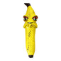 3 Pcs Style 2 Yellow Whimsical Magic Banana Monster Figurine - Quirky Resin Art Decor for Home & Party