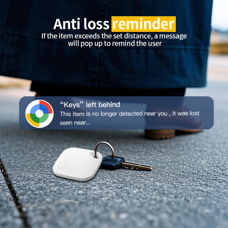 Blue Smart Item Locator Tag for Android - Google Find My Device Compatible, Anti-Lost Tracker