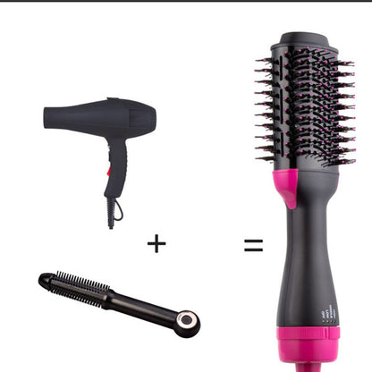 Purple And Grey One-Step Hair Dryer & Volumizer Hot Air Brush - Salon Styler for Drying, Smoothing & Volume