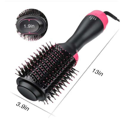 Purple And Grey One-Step Hair Dryer & Volumizer Hot Air Brush - Salon Styler for Drying, Smoothing & Volume