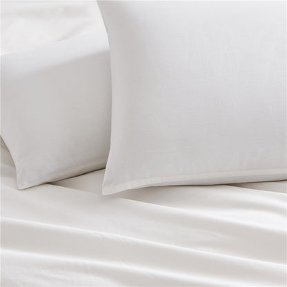 Orange Ultra Soft Brushed Waterproof Pillow Protectors (Set of 2) - 50x70cm, Stain & Spill Guard for Bed Pillows(Note: pillow core not included)