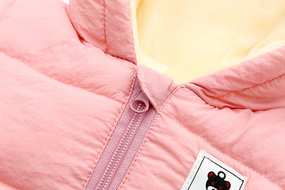 Suitable For Height 90cm Dark Blue Baby & Toddler Hooded Padded Snowsuit - Fleece Lined Winter Romper Outerwear