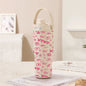 Light Cream Coffee - Pink Love 30oz Ceramic-Lined Insulated Tumbler with Handle, 735ml Stainless Steel Travel Mug