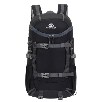 Black 20L Women's Orange Mountaineering Backpack - Water-Resistant