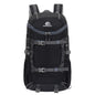Black 20L Women's Orange Mountaineering Backpack - Water-Resistant