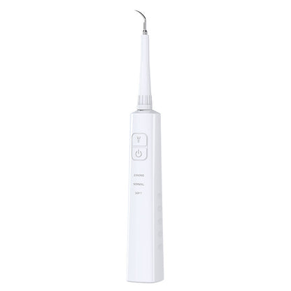 Ultrasonic Dental Scaler & Calculus Remover - 3 Modes, 2 Heads, LED Light(white)