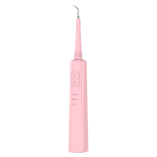 Ultrasonic Dental Scaler & Calculus Remover - 3 Modes, 2 Heads, LED Light(pink)
