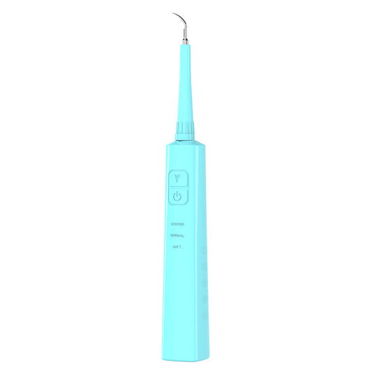 Ultrasonic Dental Scaler & Calculus Remover - 3 Modes, 2 Heads, LED Light(blue)