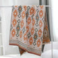 Premium Cartoon Animal Print Gauze Bath Towel - 70x140cm, Soft, Absorbent(Oracle Green 70*140)