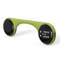 Under-Pillow Bone Conduction Sleep Speaker - Bluetooth 5.4, White Noise, TF Card, LED Display & Timer(Yellow-green)