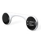 Under-Pillow Bone Conduction Sleep Speaker - Bluetooth 5.4, White Noise, TF Card, LED Display & Timer(White)