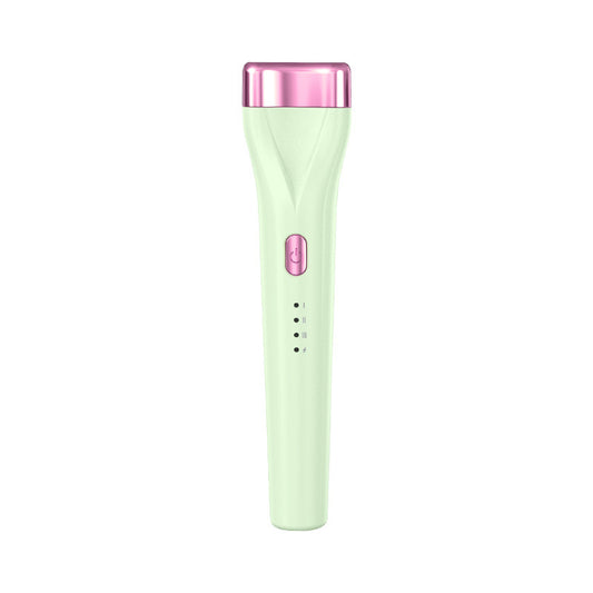 Rechargeable Heated Eyelash Curler - 3 Temperature Settings, 30s Rapid Heating & Anti-Scald Design(Green)
