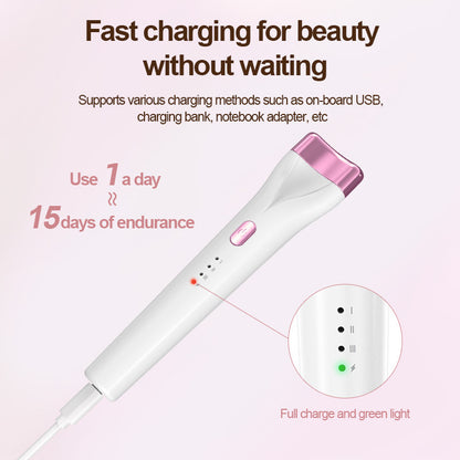 Rechargeable Heated Eyelash Curler - 3 Temperature Settings, 30s Rapid Heating & Anti-Scald Design(Green)