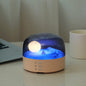 Moon Landscape Bluetooth Speaker & Night Light - Adjustable Brightness & Tones, 1200mAh Battery(pink)