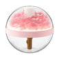 Eternal Flower Wireless Humidifier & Night Light - 270ml, 800mAh Rechargeable, Quiet Operation(pink)