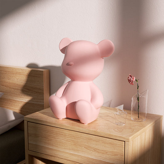 Adorable Cartoon Bear Bluetooth Speaker - Portable Wireless Audio with Long Battery Life & Stylish Design(pink)