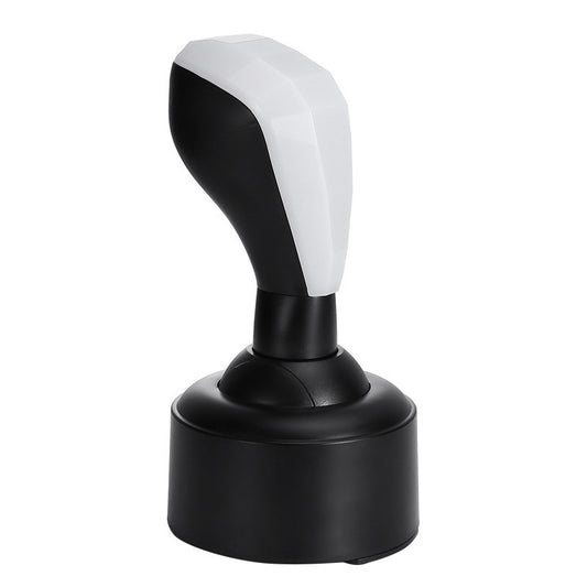 Car Gear Shifter Style LED Night Light - 3 Brightness Levels, Type-C Rechargeable & Stress Relief Gadget(black)