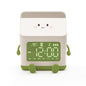 Cute Milk Carton Digital Alarm Clock with Countdown Timer & Snooze - USB-C Rechargeable(Green)