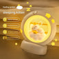 Adorable LED Night Light with Tap Control - 3 Brightness Levels & USB Charging(cat)