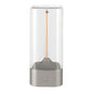 Magnetic Levitating Night Light with Flexible LED - USB-C Rechargeable, Stepless Dimming & Outdoor Hook(silver)