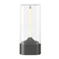 Magnetic Levitating Night Light with Flexible LED - USB-C Rechargeable, Stepless Dimming & Outdoor Hook(black)