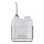 Ultra-Compact Mini Portable Water Flosser - IPX7 Waterproof, USB Rechargeable with Retractable Nozzle(white)
