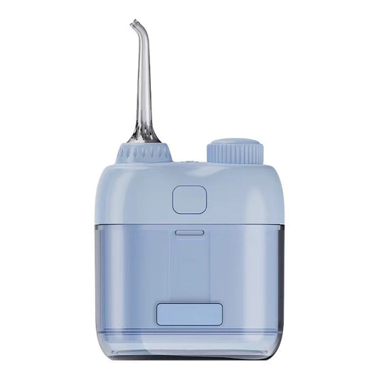 Ultra-Compact Mini Portable Water Flosser - IPX7 Waterproof, USB Rechargeable with Retractable Nozzle(blue)