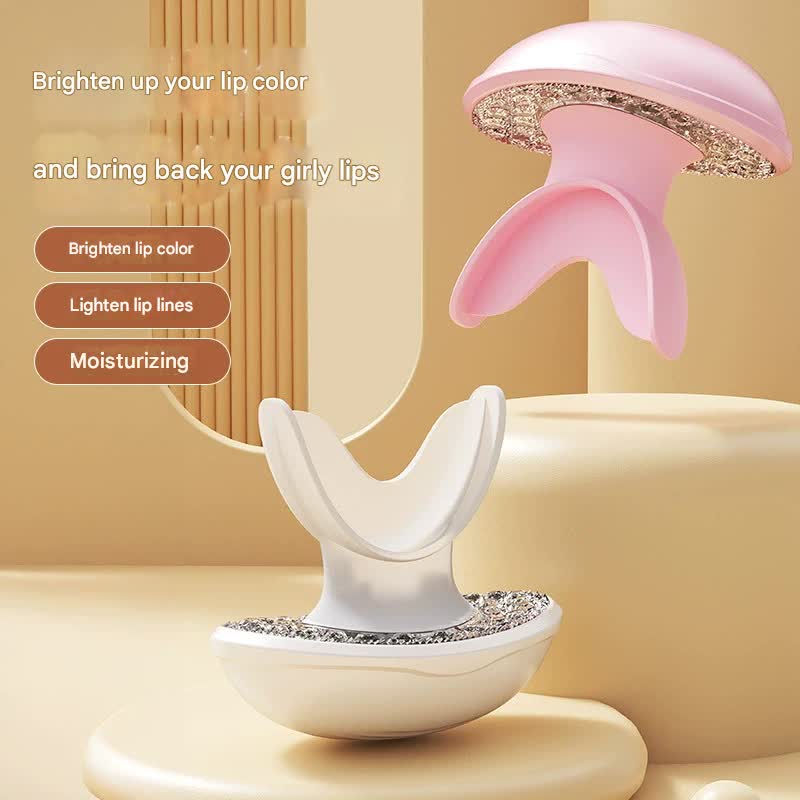 Lip Plumping & Anti-Aging Device with Red Light Therapy - Moisturizing & Wrinkle Reduction(white)