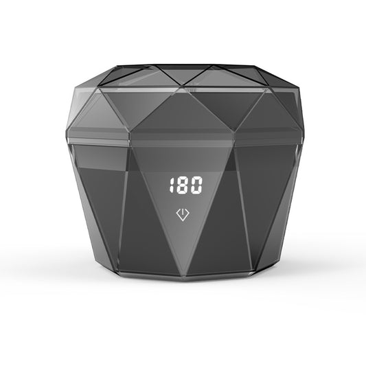 Portable Ultrasonic Cleaner with UV Sterilization - 45kHz, 2 Modes, 180ml, 4000mAh Rechargeable(Black)