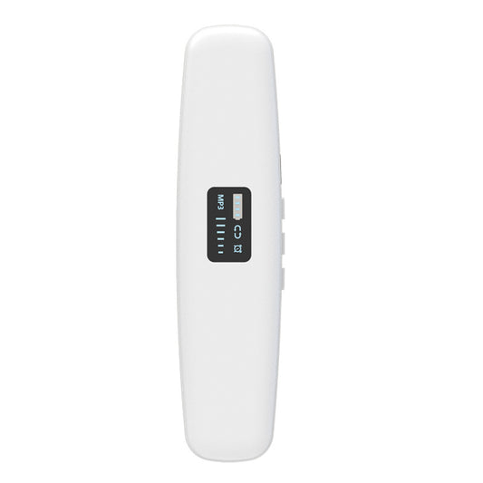 Under-Pillow Bone Conduction Sleep Sound Device - Bluetooth 5.3, TF Card, 8H Playtime & Timer(White)