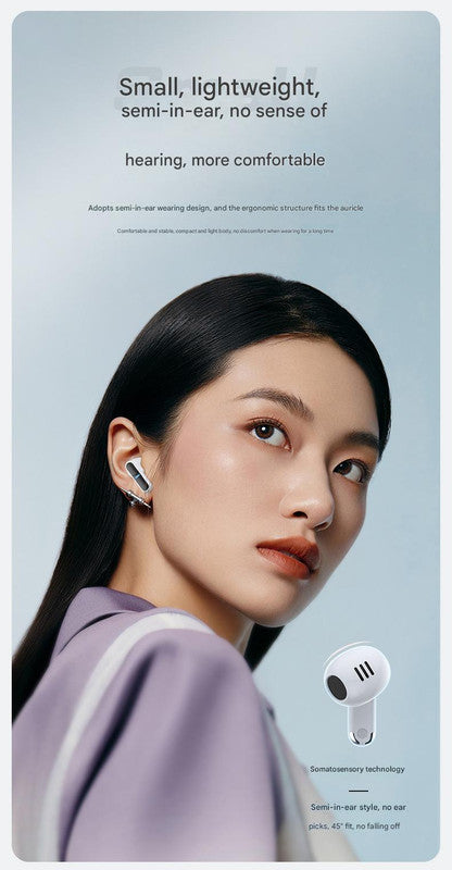 TWS Wireless Earbuds with Bluetooth 5.3 - 13mm Drivers, 21H Playtime, LED Charging Case(Beige)