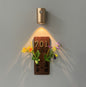 Gold Rechargeable Magnetic LED Accent Light - Motion Sensor, 3-Color Dimmable, Wireless Spotlight for Art, Hallway, Door Sign