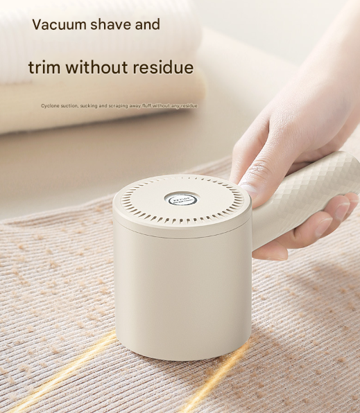Green Rechargeable Electric Fabric Shaver - 6-Blade Lint Remover for Clothes & Sweaters